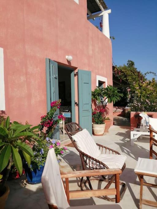Casa Dei Melograni At Vourlidia Leros Villa Vromolithos Eksteriør billede