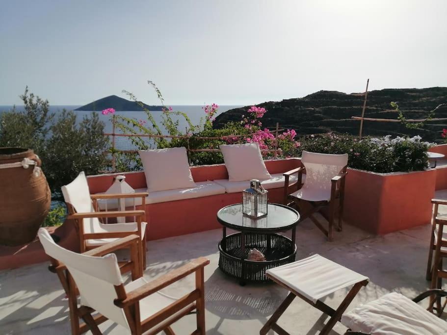 Casa Dei Melograni At Vourlidia Leros Villa Vromolithos Eksteriør billede